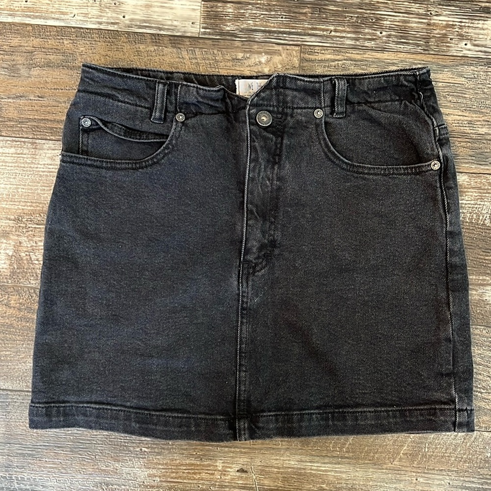 Free People We The Free Black Denim Mini Skirt Women’s 30